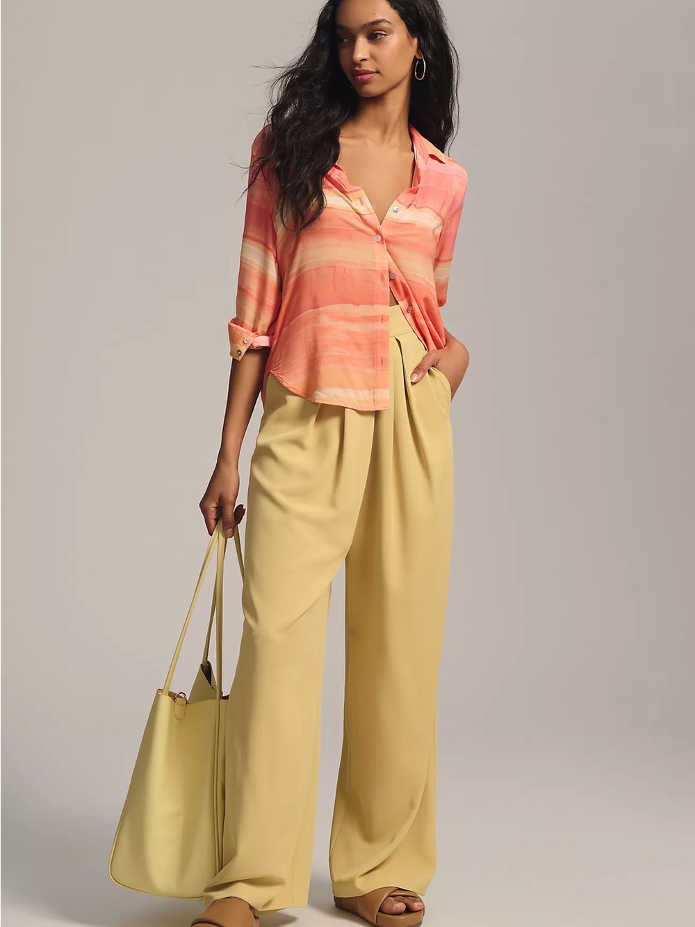Anthropologie Cloth and Stone Button Blouse